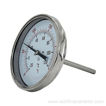 0-120 WSS bimetallic thermometer gauges